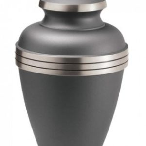 Ashen Pewter Cremation Urn